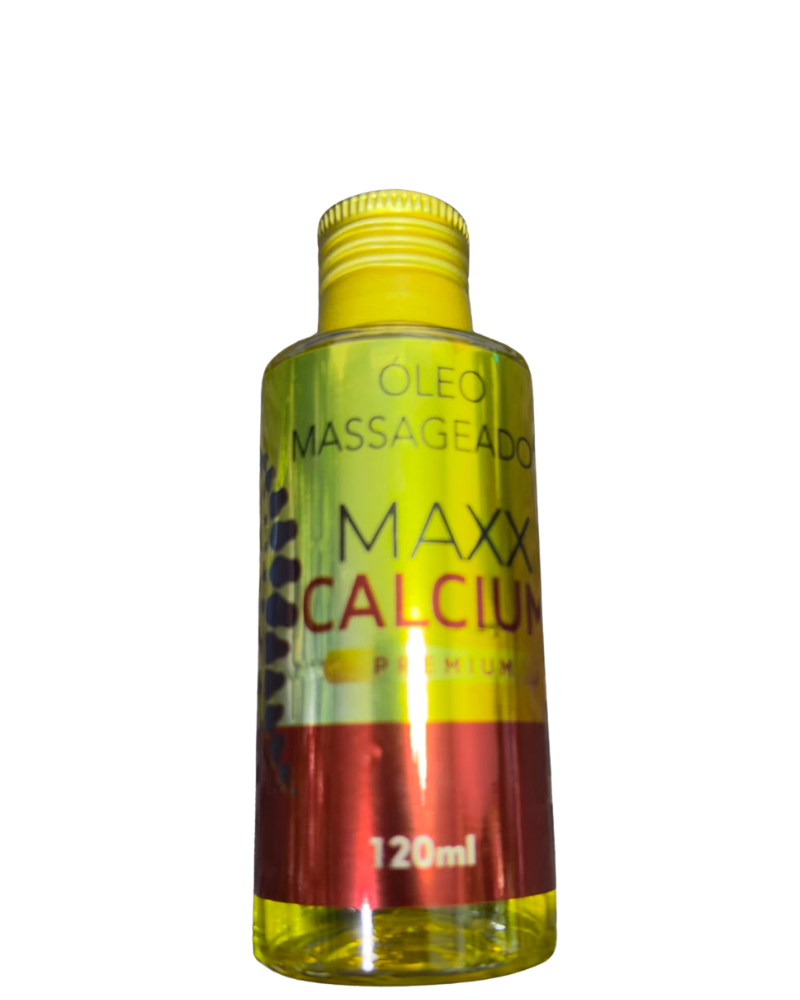 Óleo Massageador Maxx Calcium Premium (120ml) – Óleo para Massagem de Conforto e Relaxamento Muscular