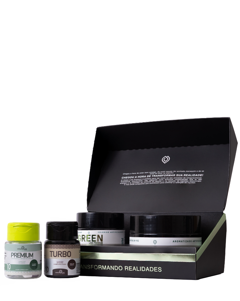 Kit Detox Green Line Premium – O Protocolo Completo para Emagrecer sem Sofrer (Sacia 24h)