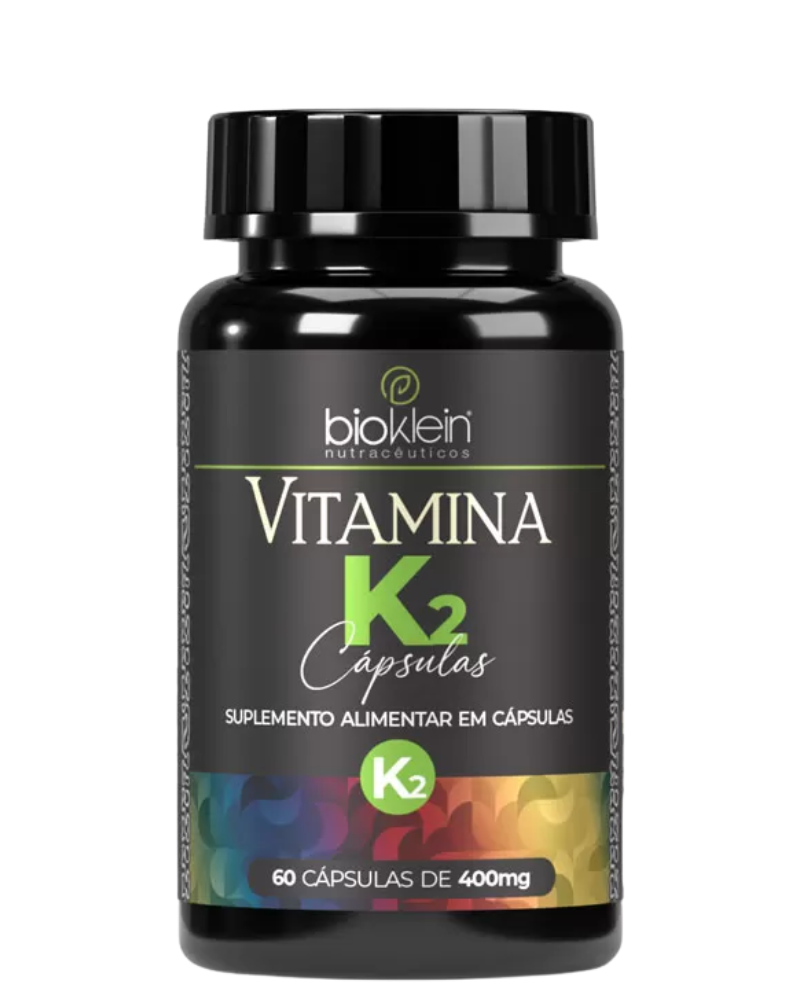 Vitamina K2 Bioklein (60 Cápsulas de 400mg) – O Direcionador Inteligente do Cálcio para Ossos e Artérias
