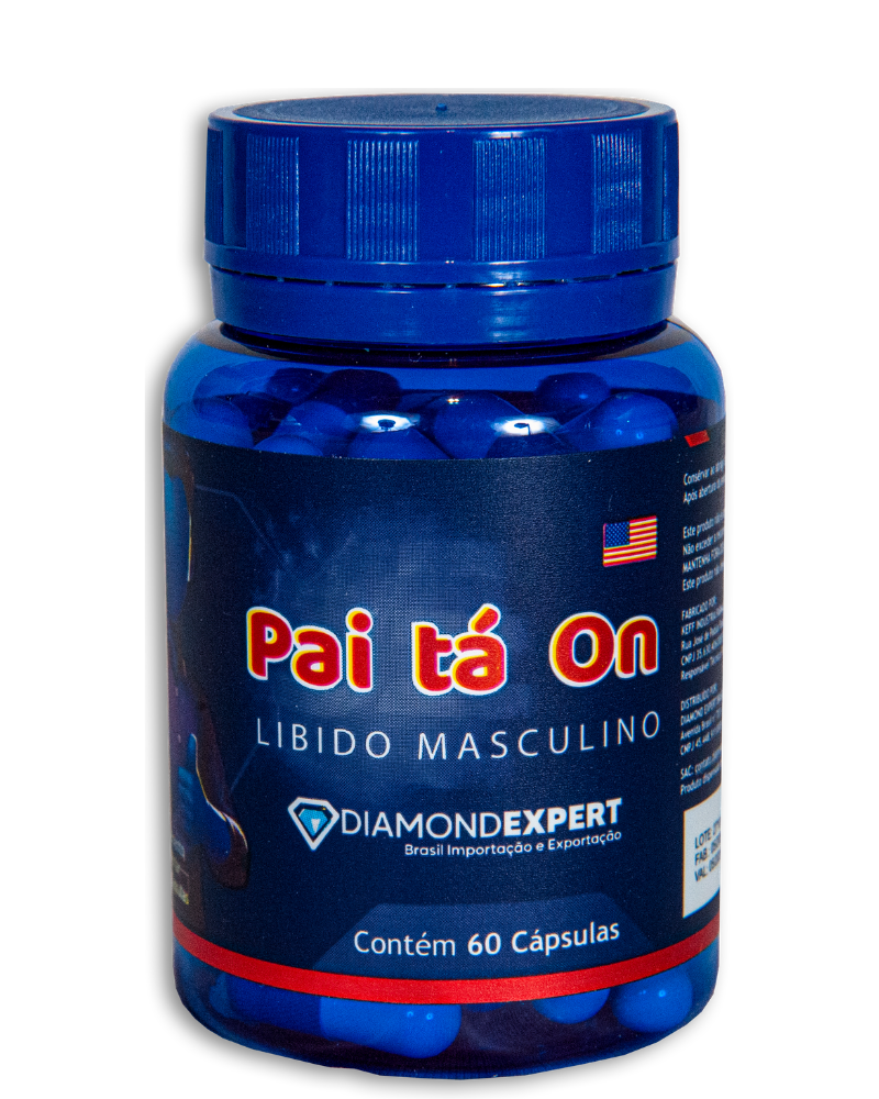 Pai tá On Diamond Expert 60 Cápsulas – Estimulante Masculino para Libido, Performance e Energia