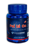Pai tá On Diamond Expert 60 Cápsulas – Estimulante Masculino para Libido, Performance e Energia