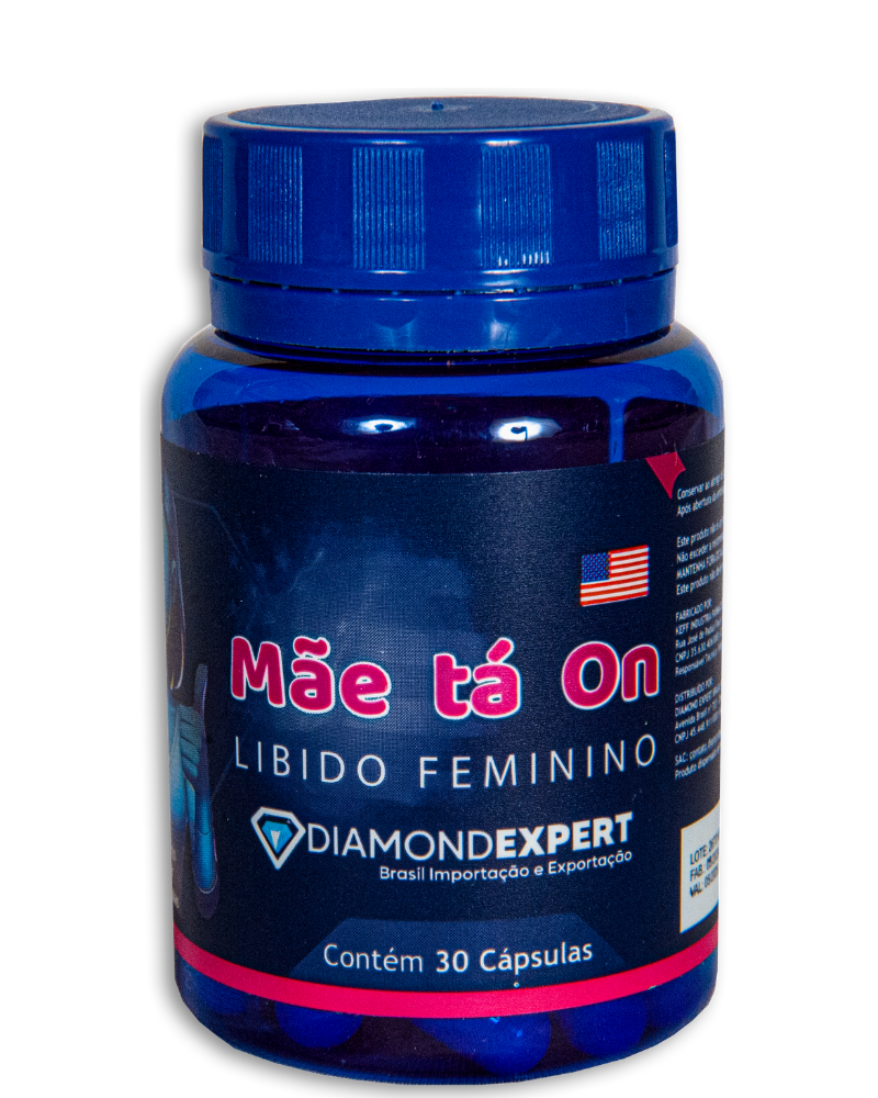 Mãe tá On Diamond Expert 30 Cápsulas – Estimulante Feminino: Libido, Regulação Hormonal e Bem-Estar