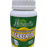 Berberine Naturalis 500mg – Suplemento 100% Natural para Auxílio no Controle da Glicose (60 Cápsulas)