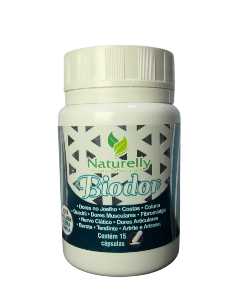 Naturelly Biodor – Suporte Articular e Muscular (15 Cápsulas)