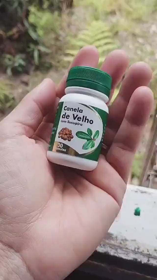 Canela de Velho com Sucupira – Blend de Ervas para Bem-Estar Corporal (30 Cápsulas)